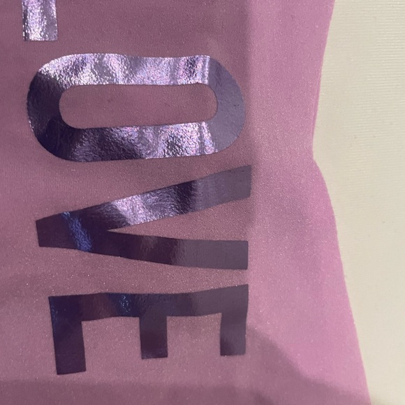 NEW WITH TAGS VICTORIA’S SECRET 2 Pk SIZE S PURPLE LOVE VS THONGS/STRING - Picture 4 of 6